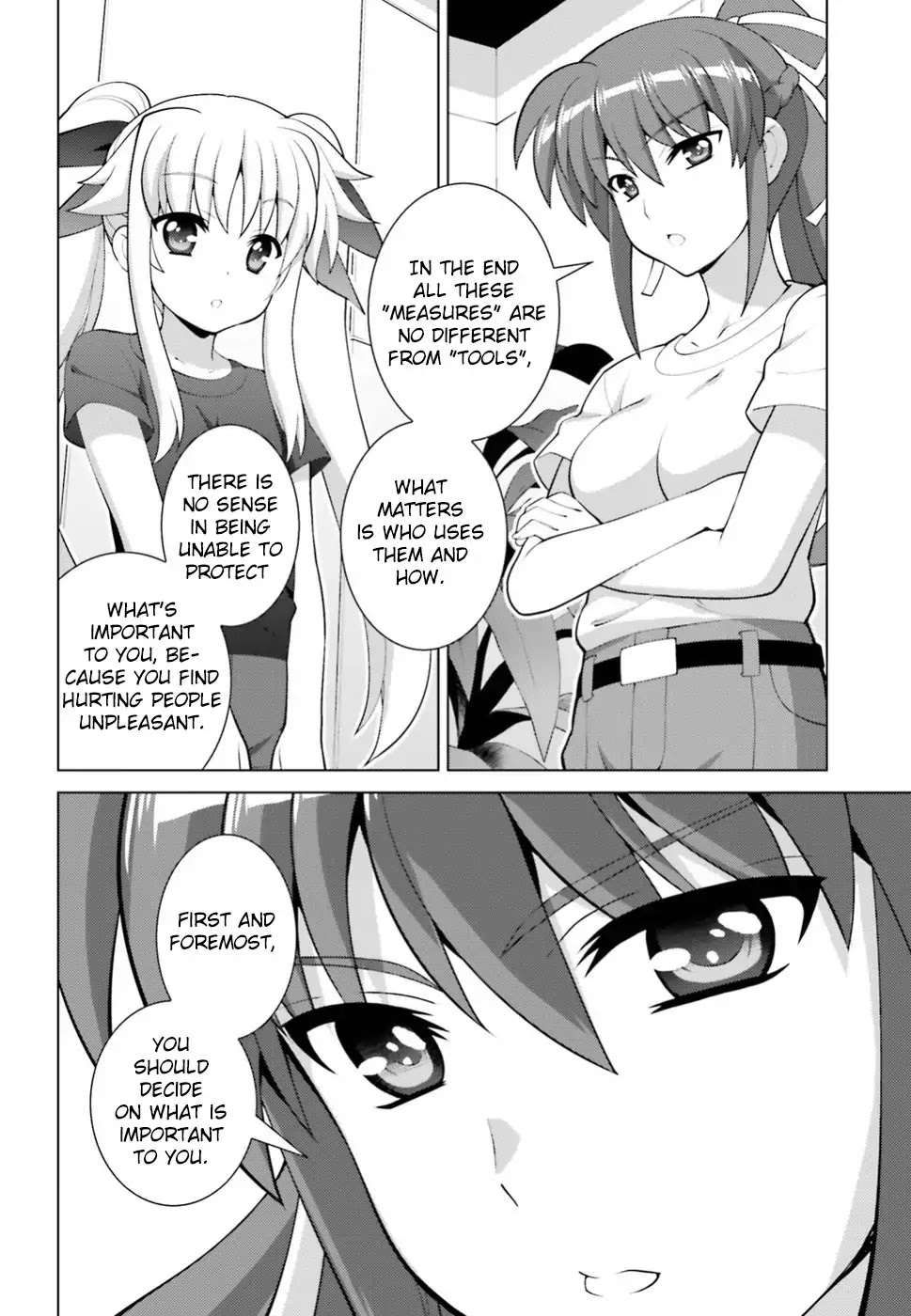 Magical Girl Lyrical Nanoha Reflection THE COMICS Chapter 5 page 12 - Chapter 5