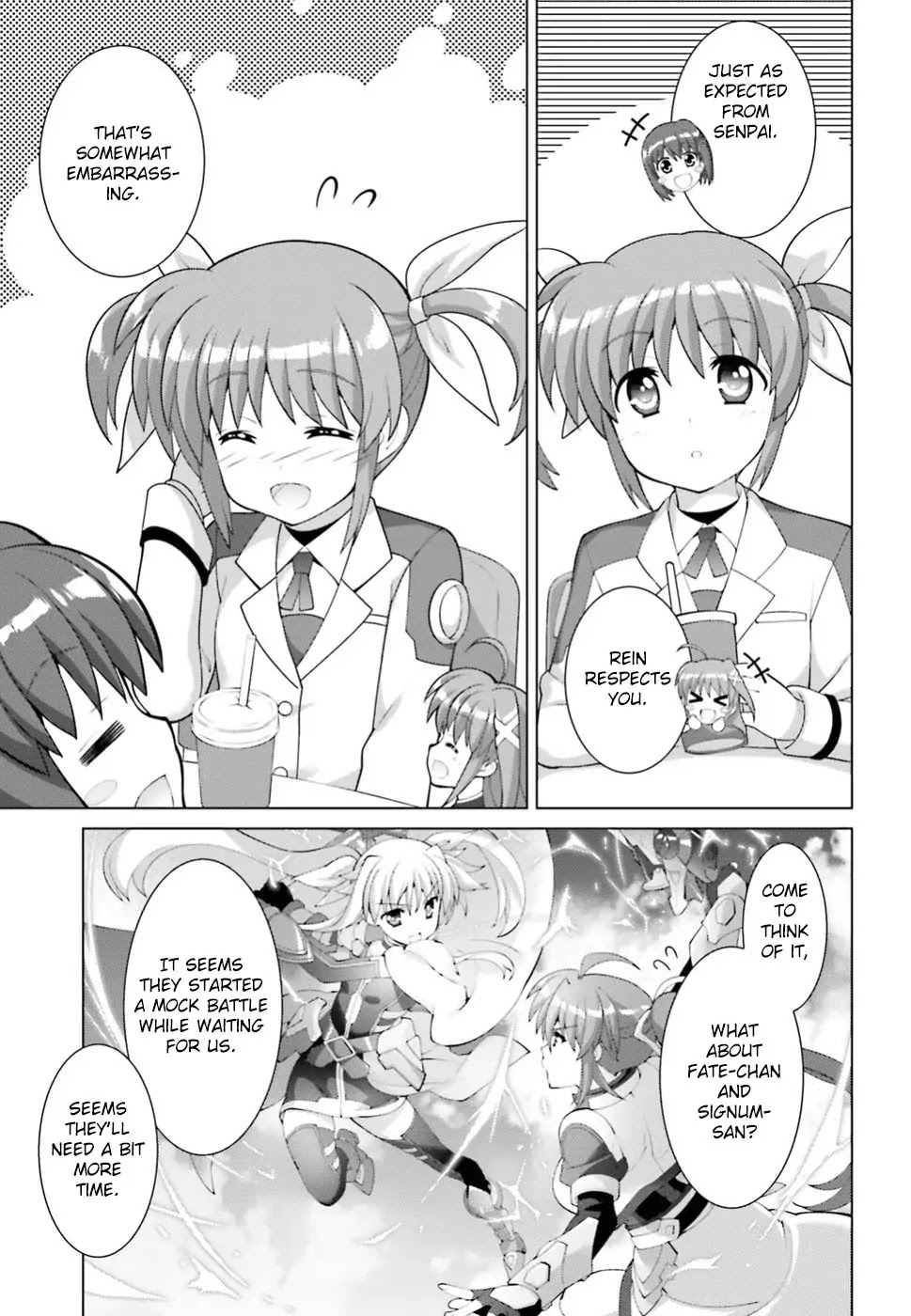 Magical Girl Lyrical Nanoha Reflection THE COMICS Chapter 5 page 22 - Chapter 5