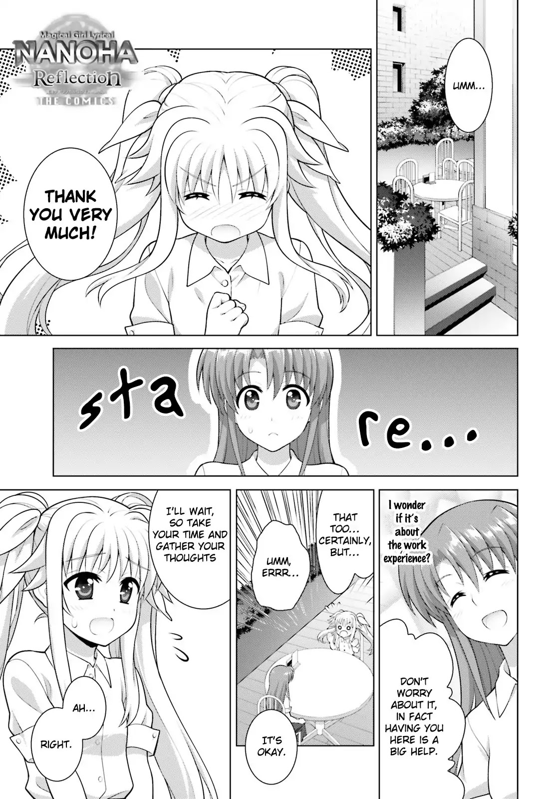 Magical Girl Lyrical Nanoha Reflection THE COMICS Chapter 6.2 page 1 - Chapter 6.2