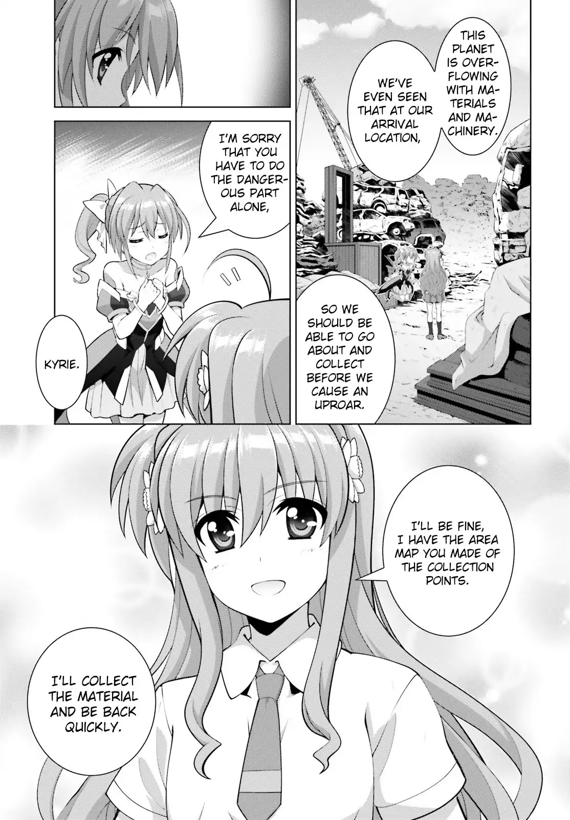 Magical Girl Lyrical Nanoha Reflection THE COMICS Chapter 6.2 page 15 - Chapter 6.2