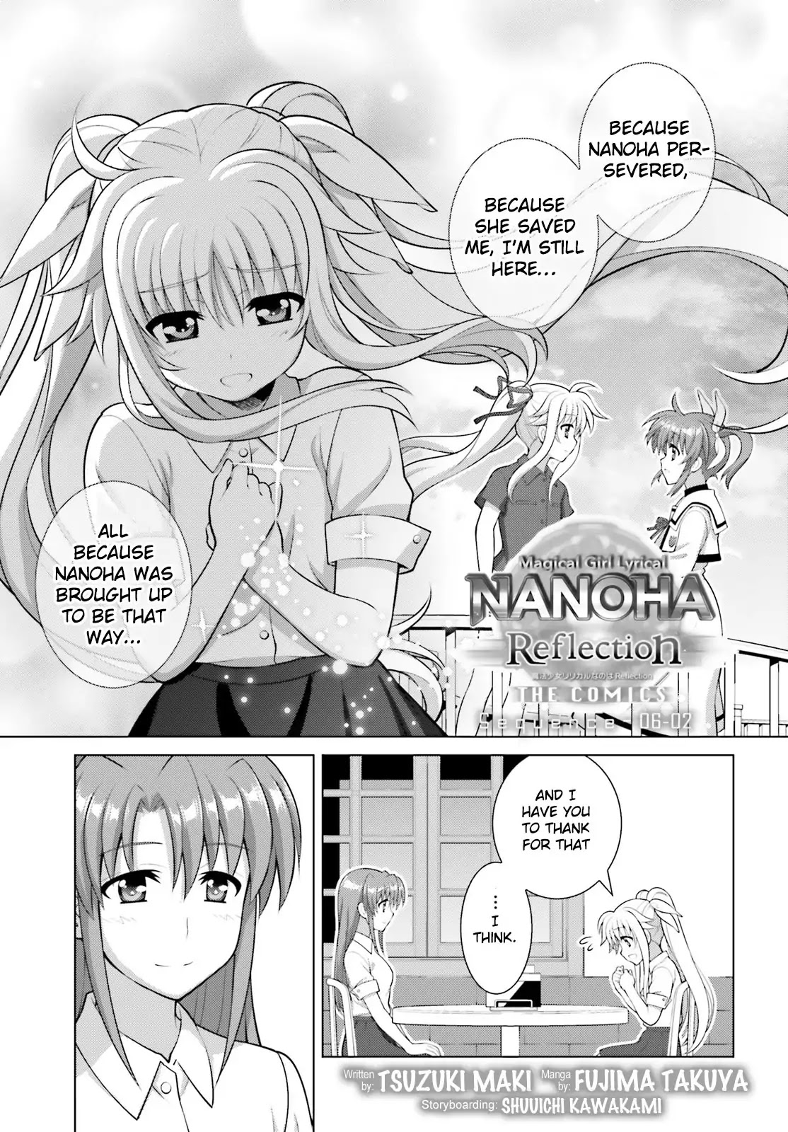 Magical Girl Lyrical Nanoha Reflection THE COMICS Chapter 6.2 page 3 - Chapter 6.2
