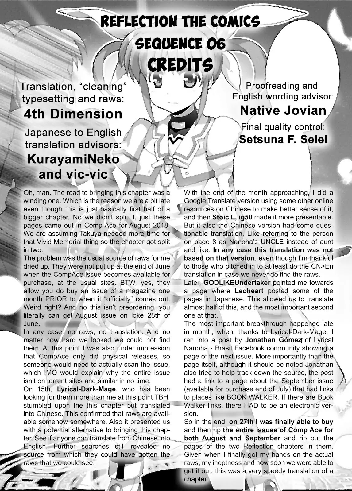 Magical Girl Lyrical Nanoha Reflection THE COMICS Chapter 6 page 15 - Chapter 6