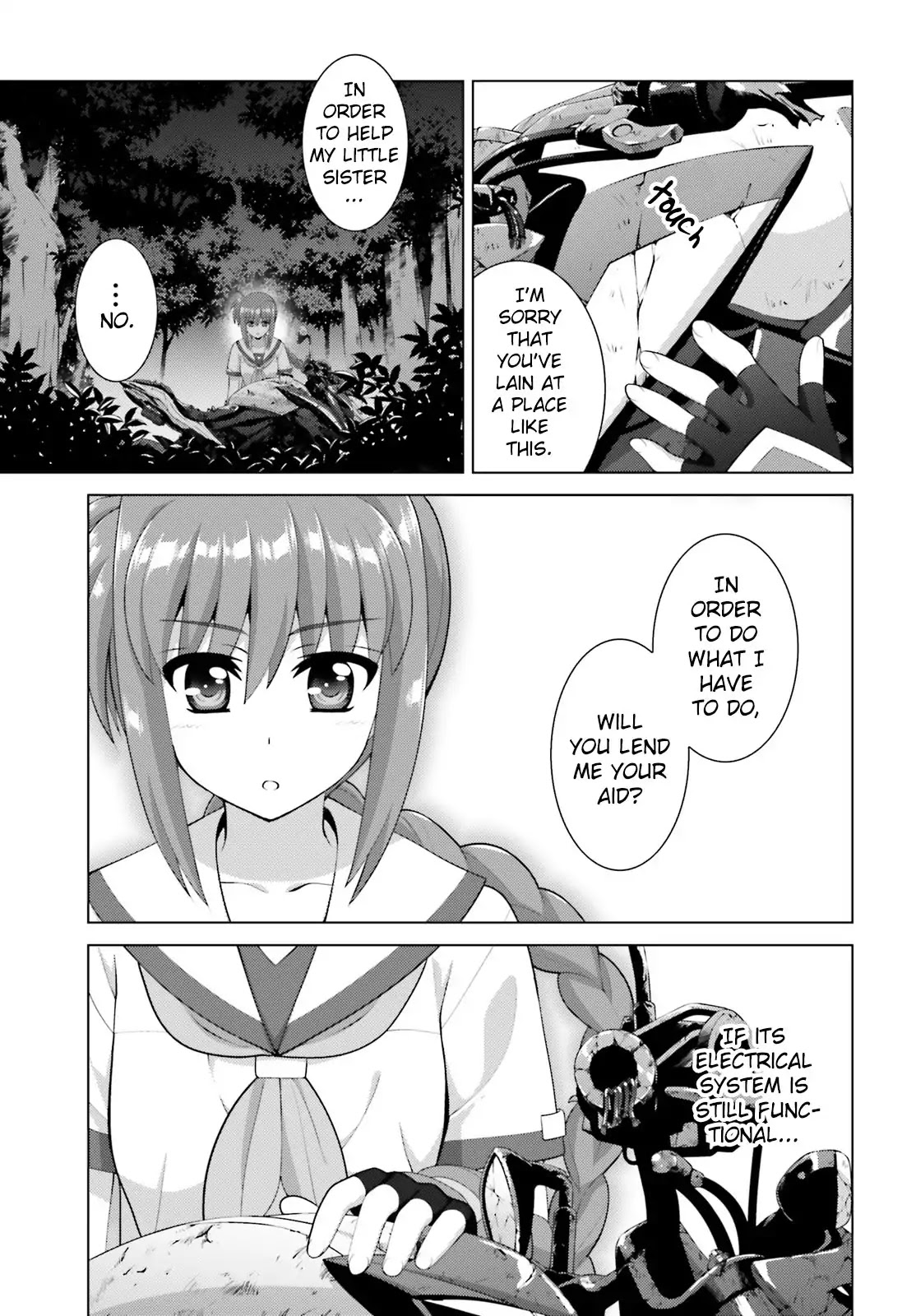Magical Girl Lyrical Nanoha Reflection THE COMICS Chapter 7 page 27 - Chapter 7