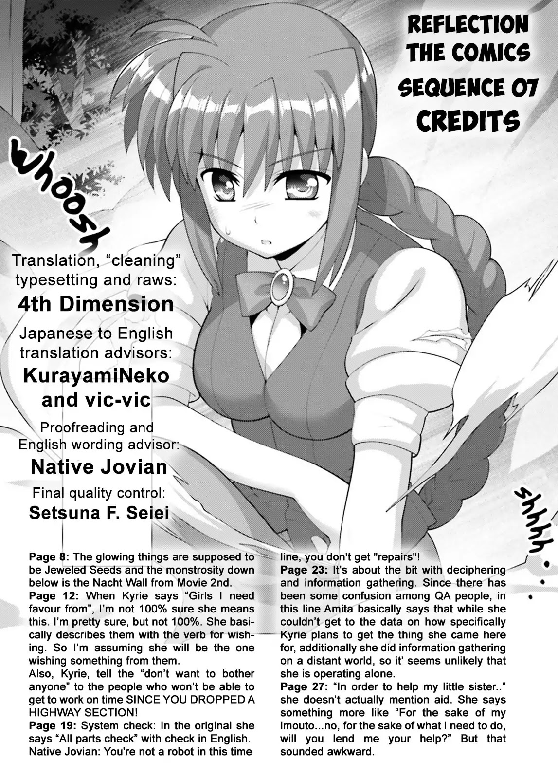 Magical Girl Lyrical Nanoha Reflection THE COMICS Chapter 7 page 31 - Chapter 7