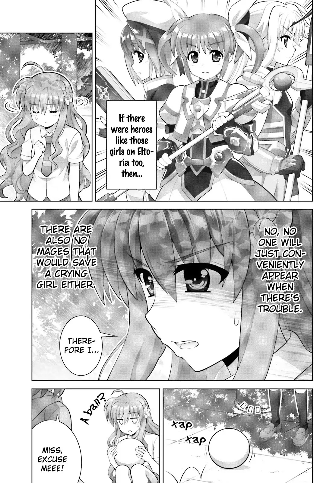 Magical Girl Lyrical Nanoha Reflection THE COMICS Chapter 7 page 9 - Chapter 7