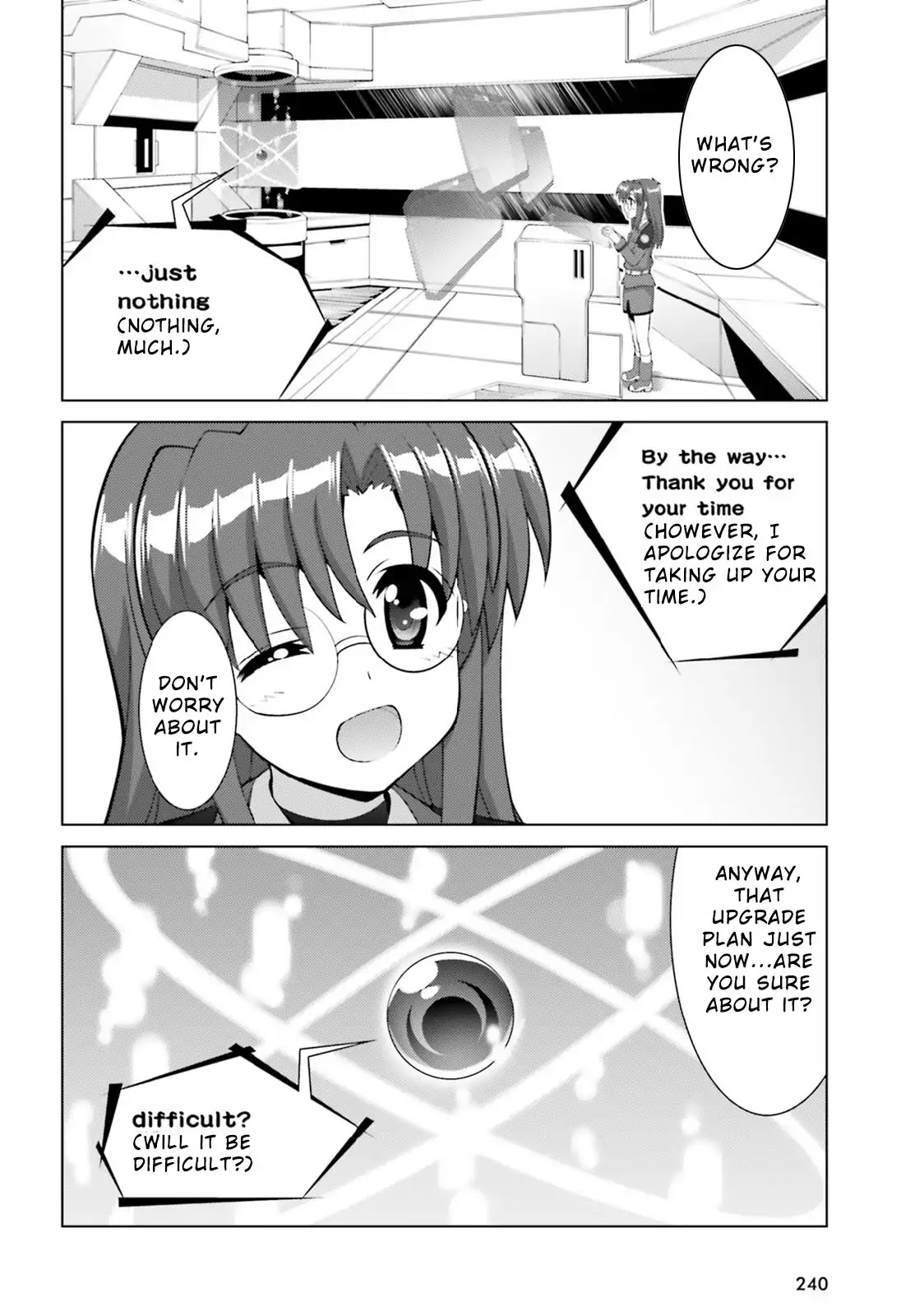 Magical Girl Lyrical Nanoha Reflection THE COMICS Chapter 8 page 22 - Chapter 8: Sequence 08