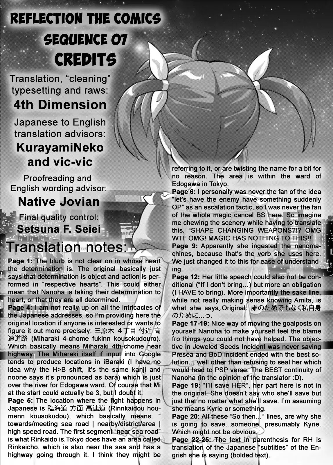 Magical Girl Lyrical Nanoha Reflection THE COMICS Chapter 8 page 33 - Chapter 8: Sequence 08