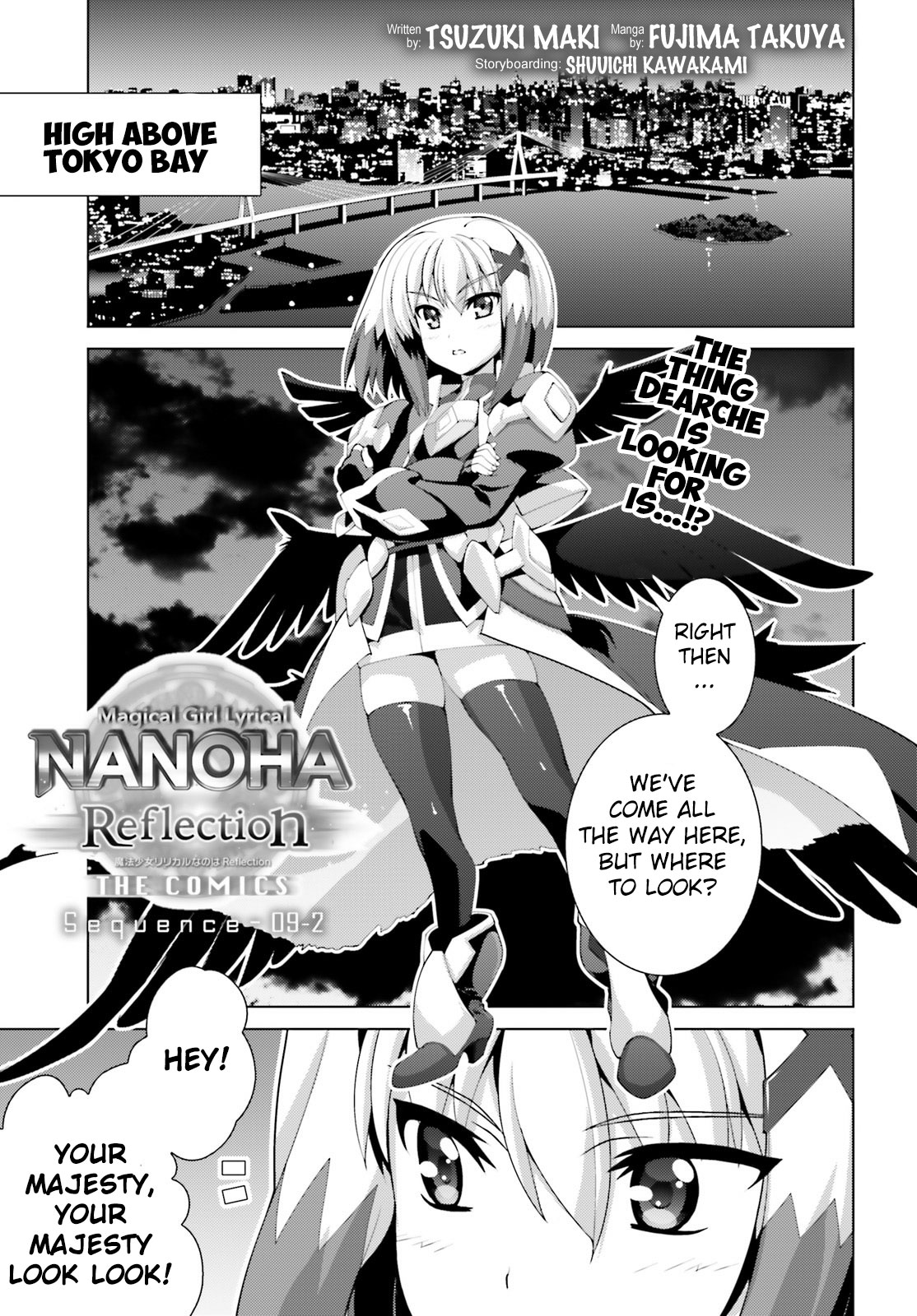 Magical Girl Lyrical Nanoha Reflection THE COMICS Chapter 9.2 page 1 - Chapter 9.2: Sequence 09-02