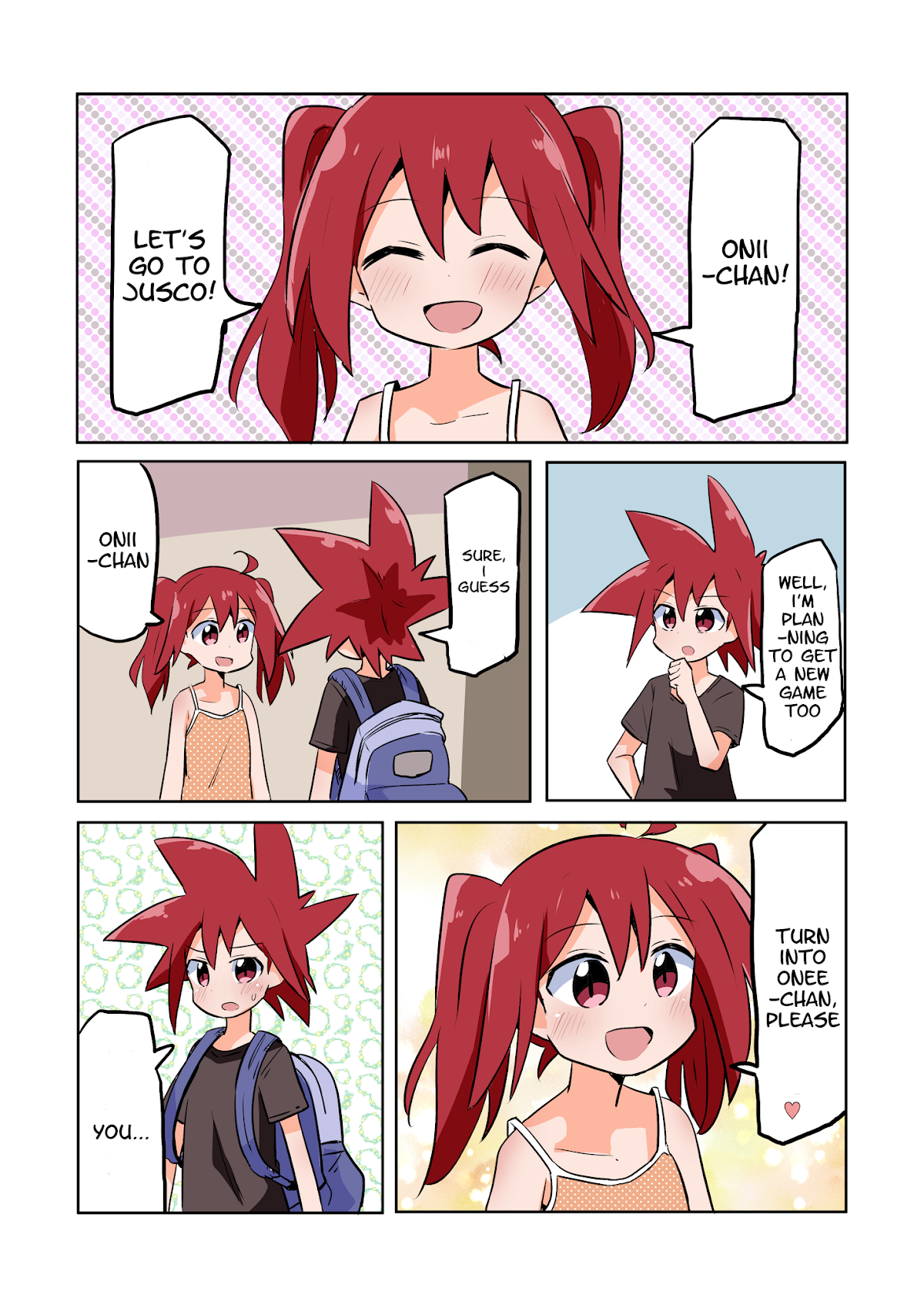 Magical Girl Sho Chapter 11.5 page 1 - Chapter 11.5: A Comic About Being Able to Transform Into An Older Sister