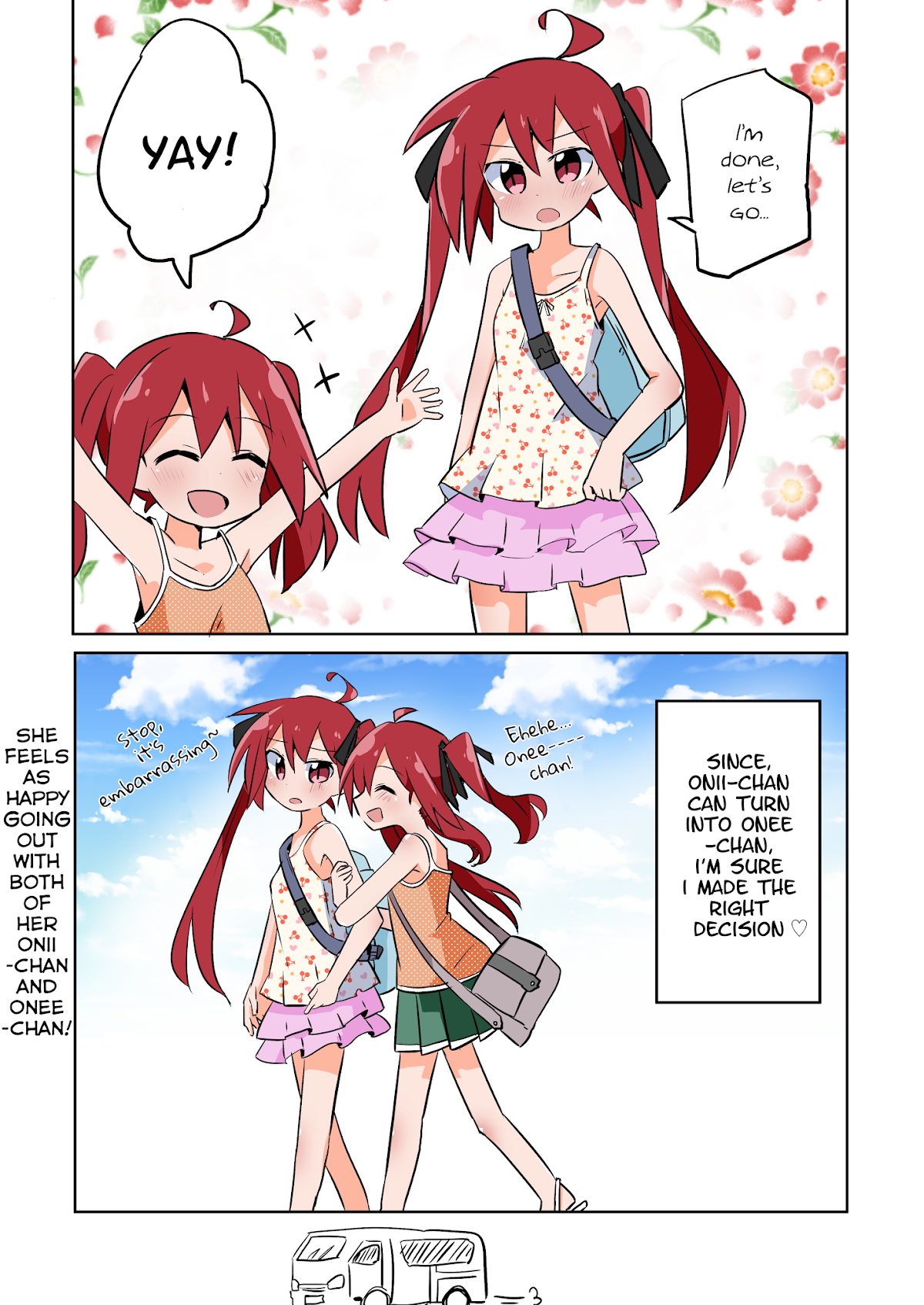 Magical Girl Sho Chapter 11.5 page 3 - Chapter 11.5: A Comic About Being Able to Transform Into An Older Sister
