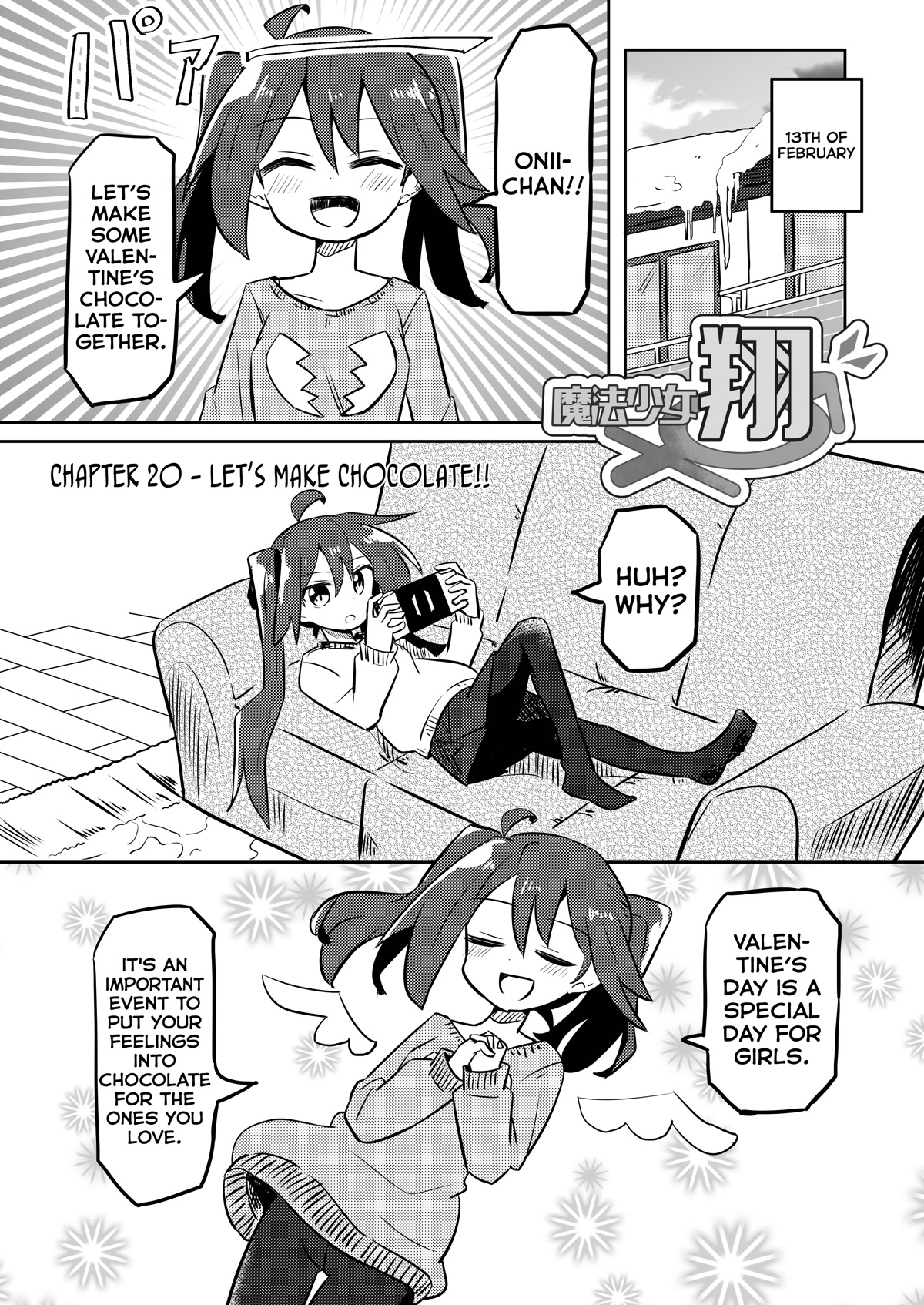 Magical Girl Sho Chapter 20 page 1 - Chapter 20: Let's Make Chocolate!!