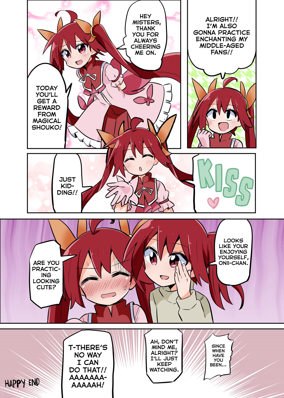 Magical Girl Sho Chapter 22.5 page 2 - Chapter 22.5: Piviv Extras: Kakeru Fanservice Practice