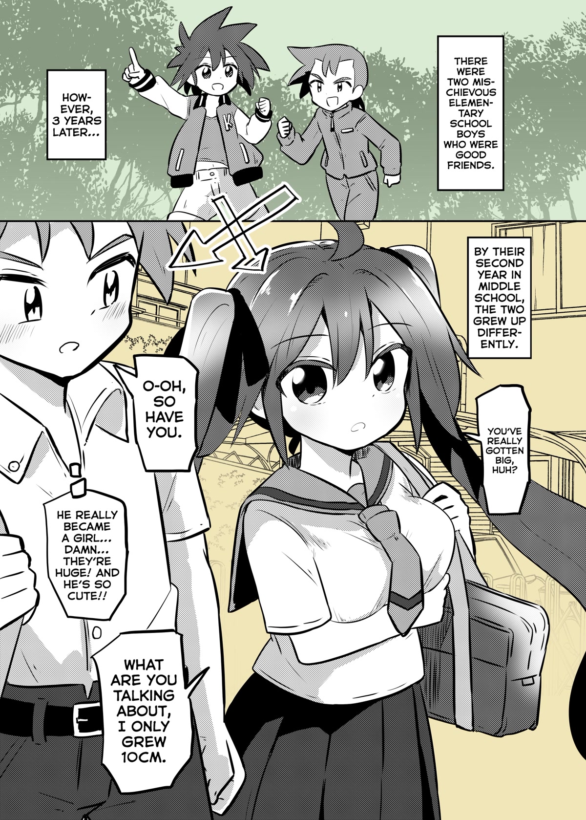 Magical Girl Sho Chapter 27.6 page 1 - Chapter 27.6: Boys Who Grew Up Differently
