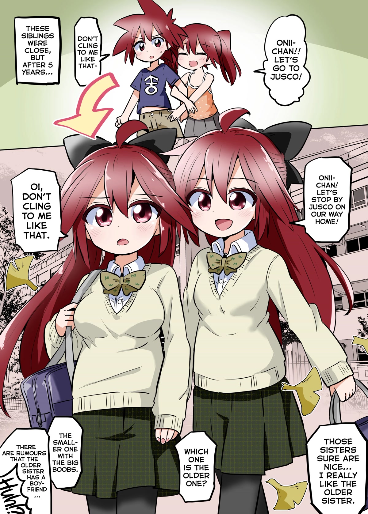 Magical Girl Sho Chapter 27.7 page 1 - Chapter 27.7: Extra: Close Siblings After 5 Years
