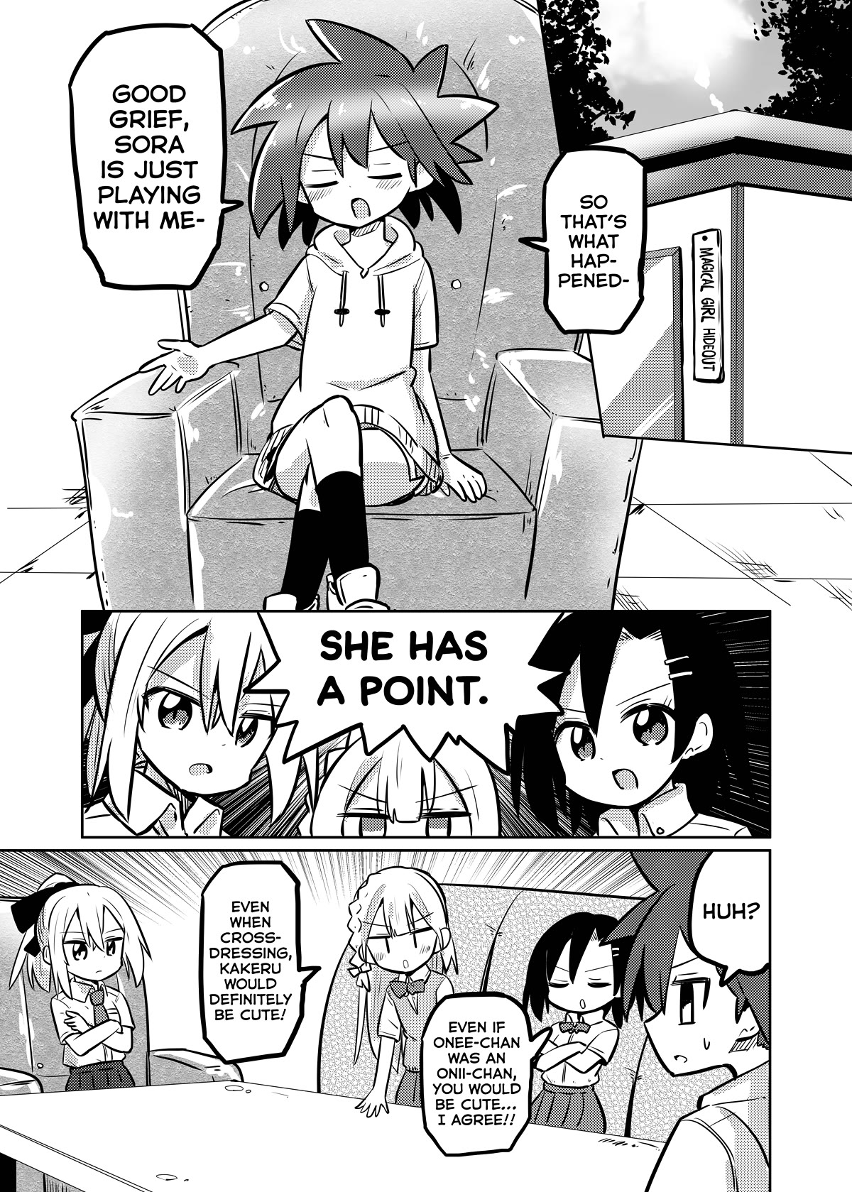 Magical Girl Sho Chapter 29 page 4 - Chapter 29: Kakeru, Crossdressing