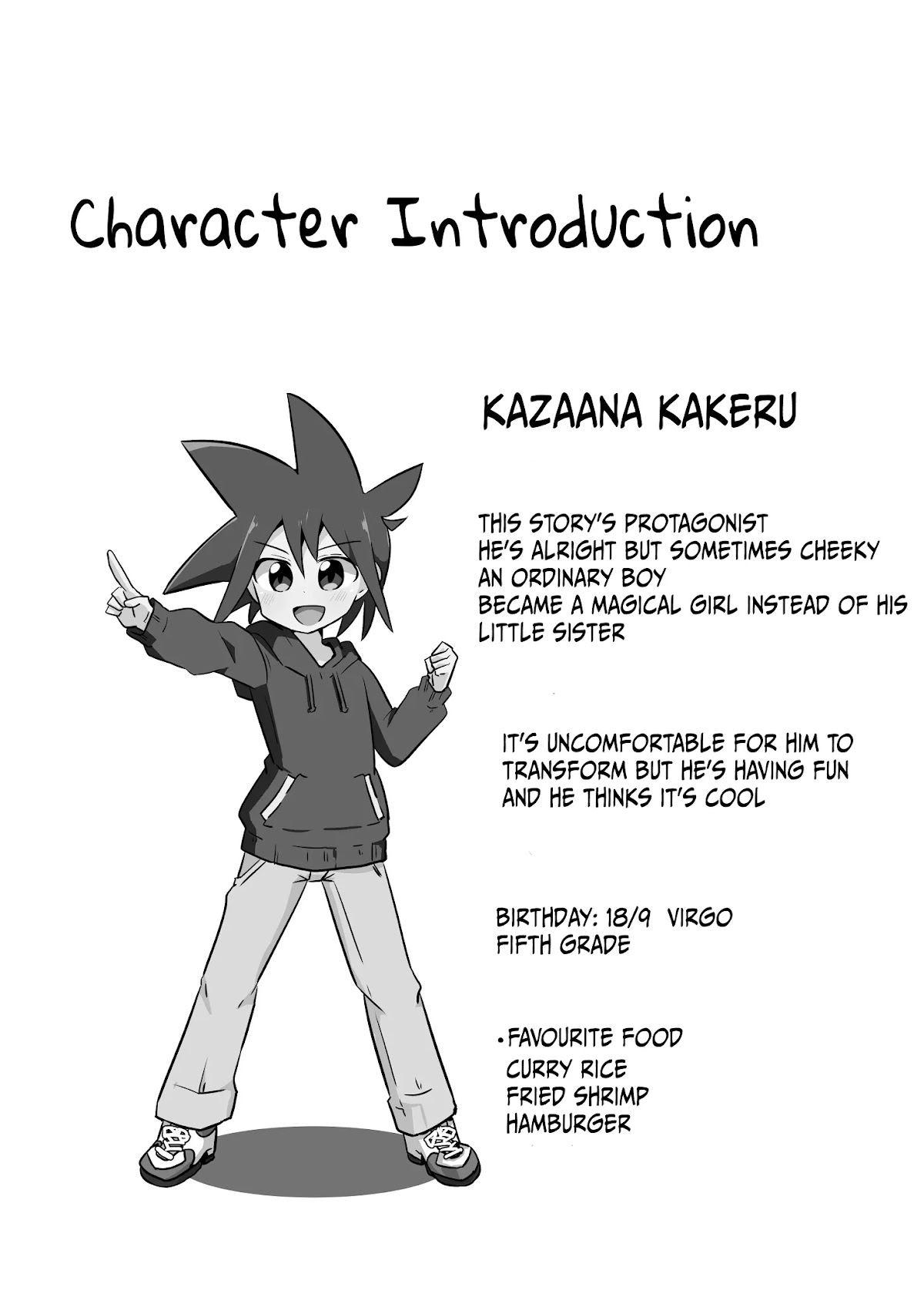 Magical Girl Sho Chapter 7.6 page 3 - Chapter 7.6: [Announcement] Magical Girl Kakeru's Summary Book