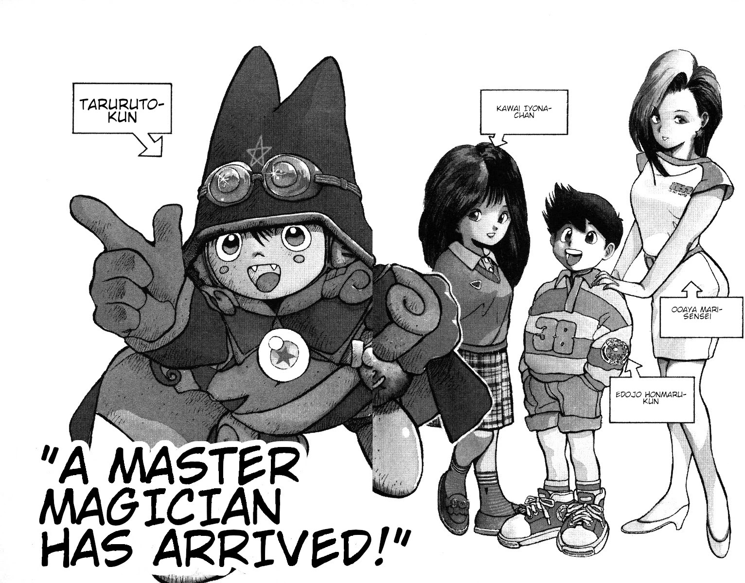 Magical☆Taruruuto-kun Chapter 1 page 2 - Chapter 1: A Master Magician Has Arrived!