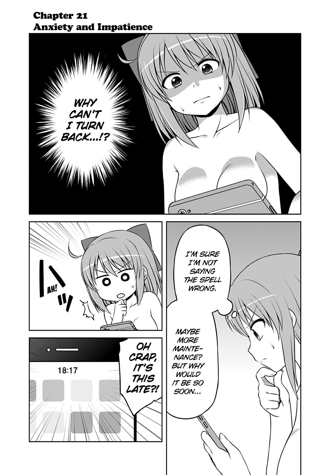 Magical Trans! Chapter 21 page 1 - Chapter 21: Anxiety and Impatience