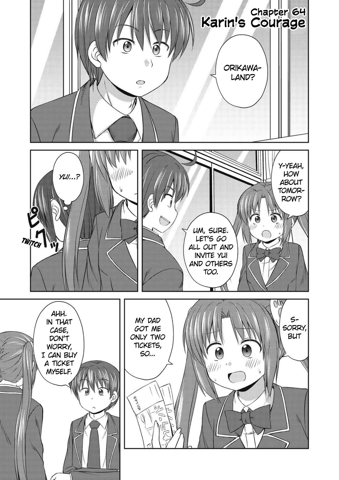 Magical Trans! Chapter 64 page 1 - Chapter 64: Karin's Courage
