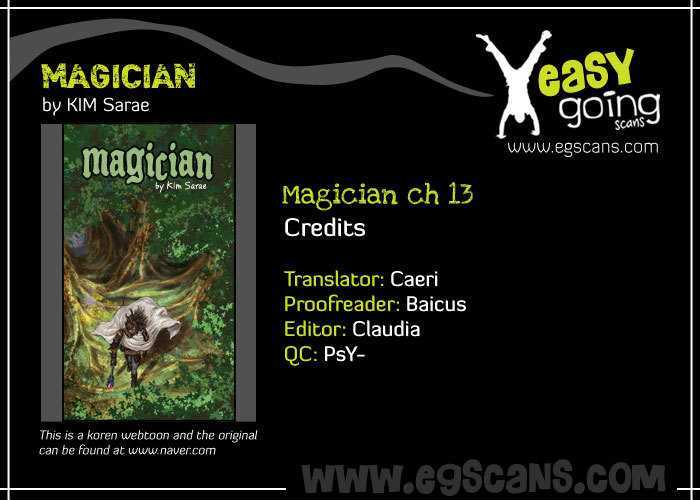 Magician (KIM Sarae) Chapter 1.13 page 1 - Vol.1 Chapter 13 : Start of a Journey (04)