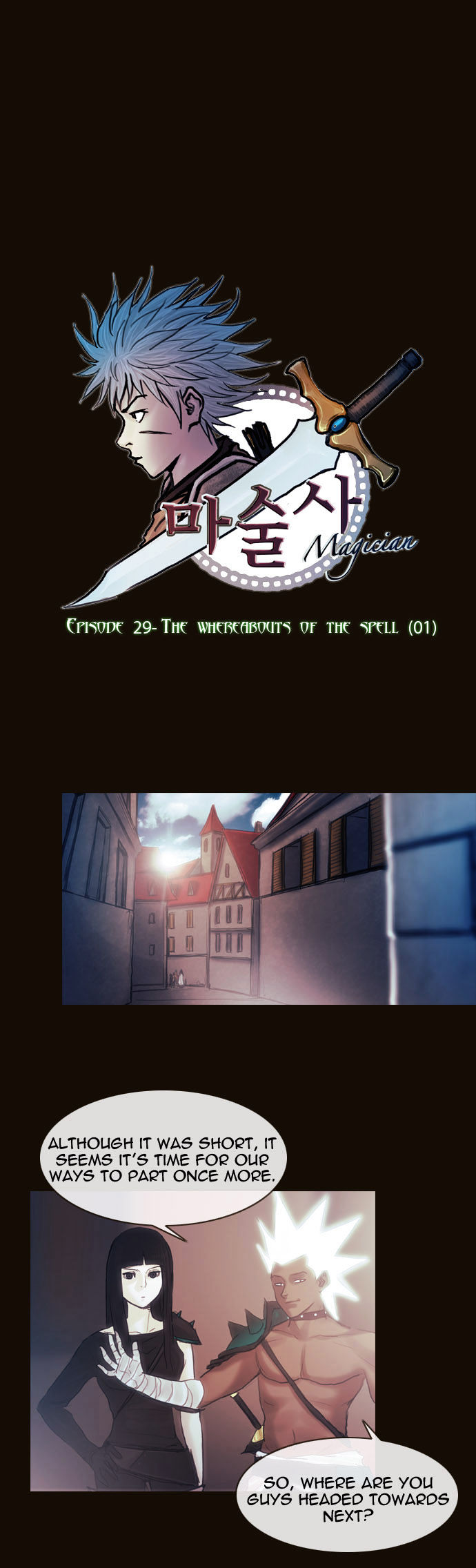 Magician (KIM Sarae) Chapter 1.154 page 1 - Vol.1 Chapter 154 : The Whereabouts of the Spell (01)