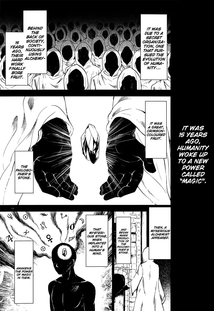 Magika no Kenshi to Shoukan Maou Chapter 1 page 15 - Chapter 1