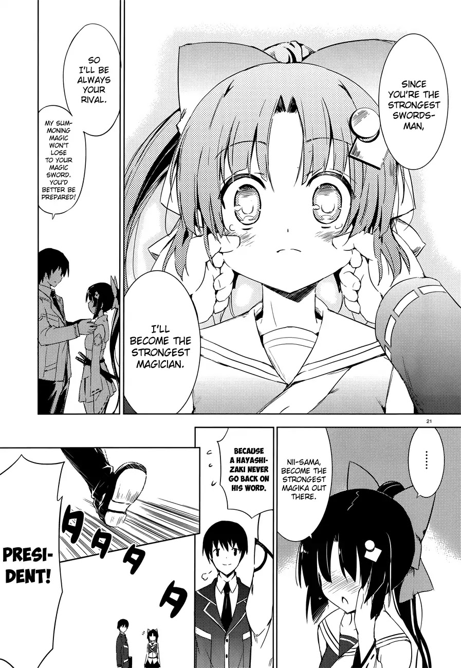Magika no Kenshi to Shoukan Maou Chapter 1 page 22 - Chapter 1