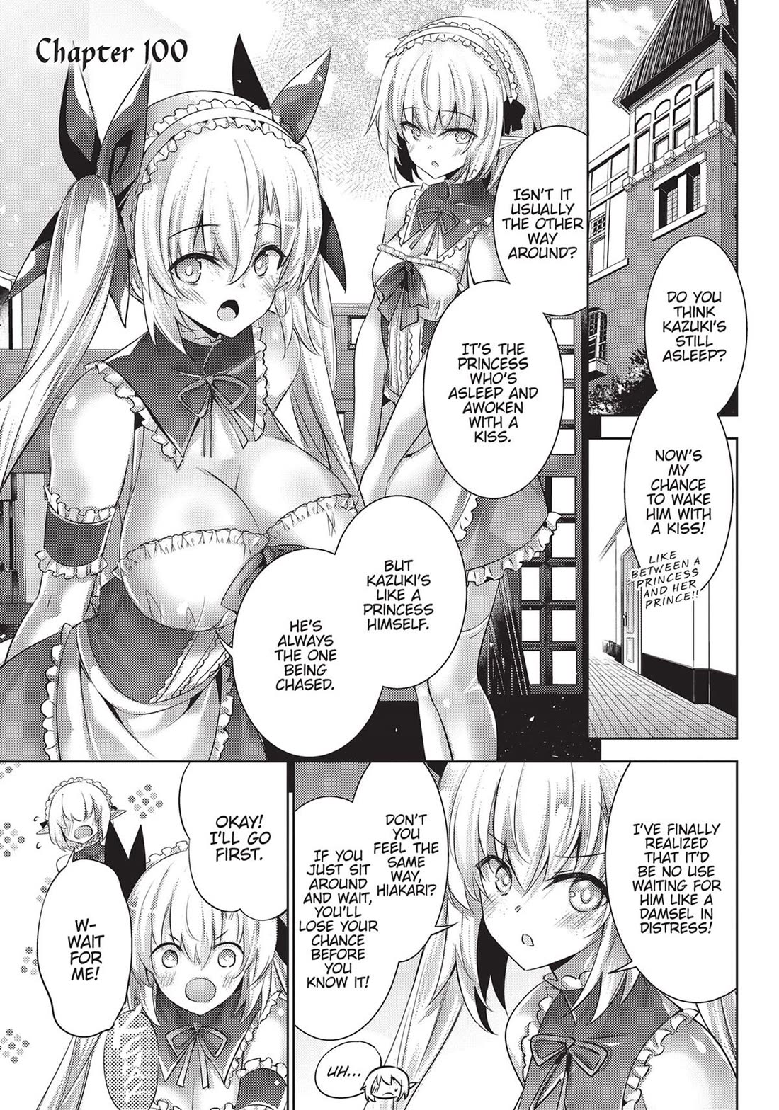 Magika no Kenshi to Shoukan Maou Chapter 100 page 1 - Chapter 100
