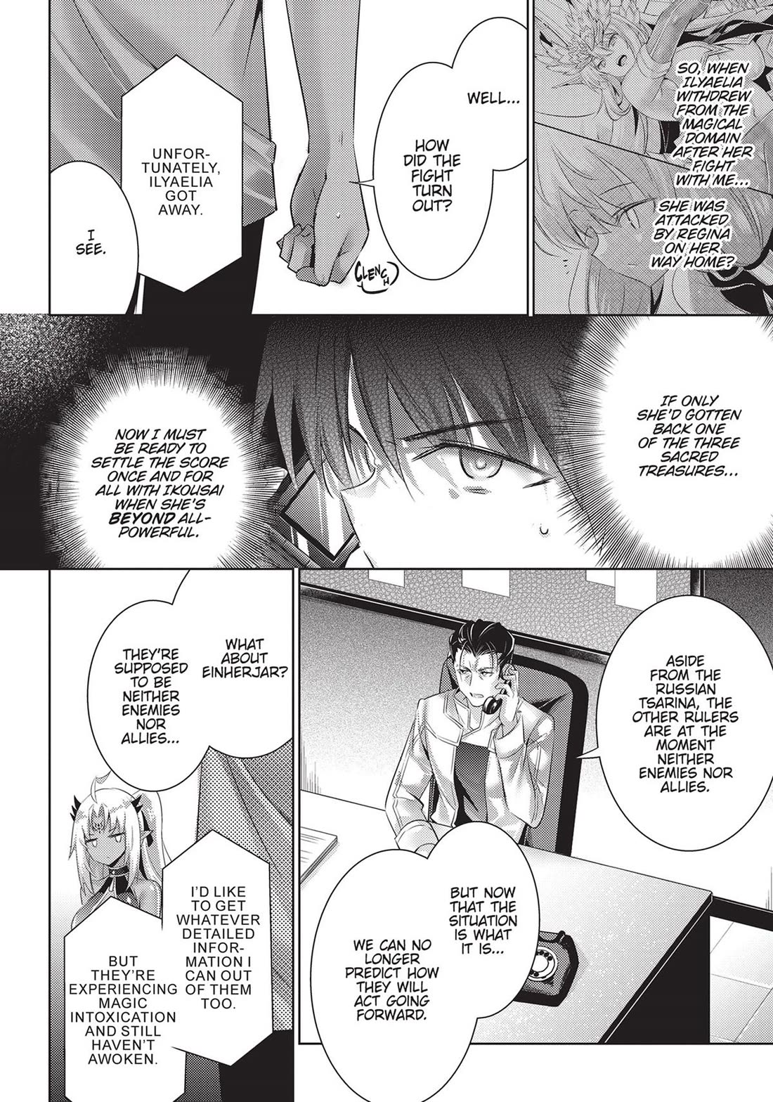 Magika no Kenshi to Shoukan Maou Chapter 100 page 13 - Chapter 100