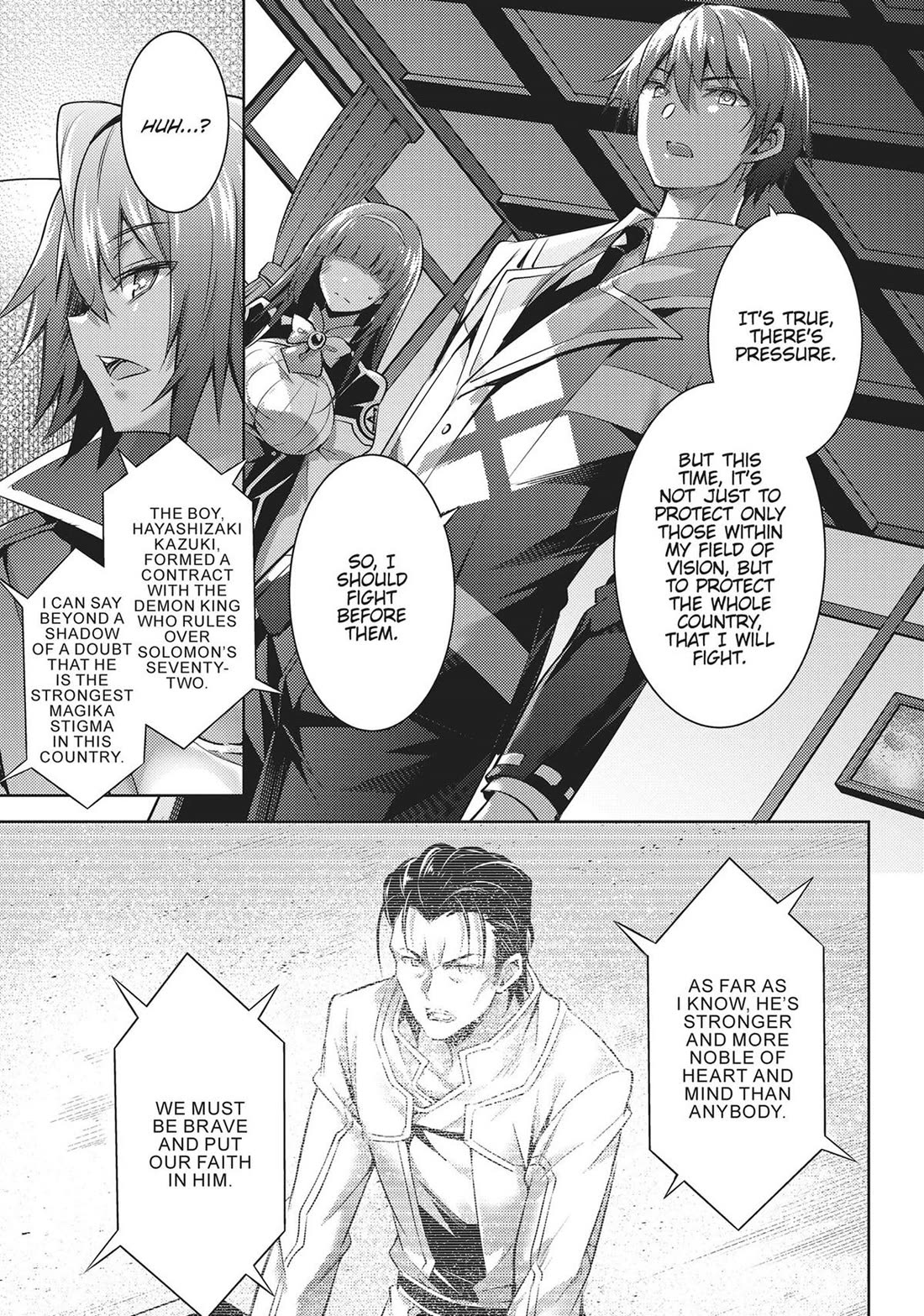 Magika no Kenshi to Shoukan Maou Chapter 114 page 3 - Chapter 114