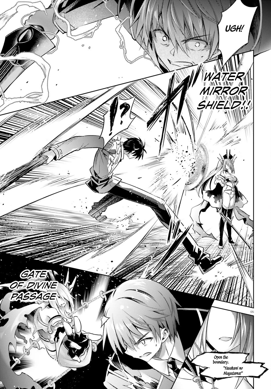 Magika no Kenshi to Shoukan Maou Chapter 116 page 3 - Chapter 116