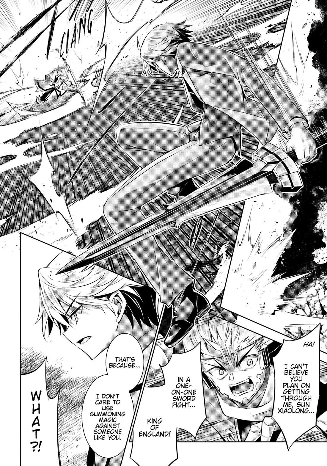 Magika no Kenshi to Shoukan Maou Chapter 119 page 6 - Chapter 119