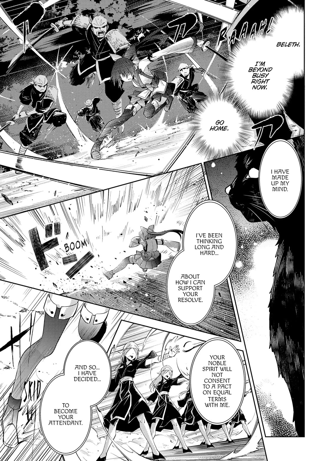Magika no Kenshi to Shoukan Maou Chapter 120 page 6 - Chapter 120