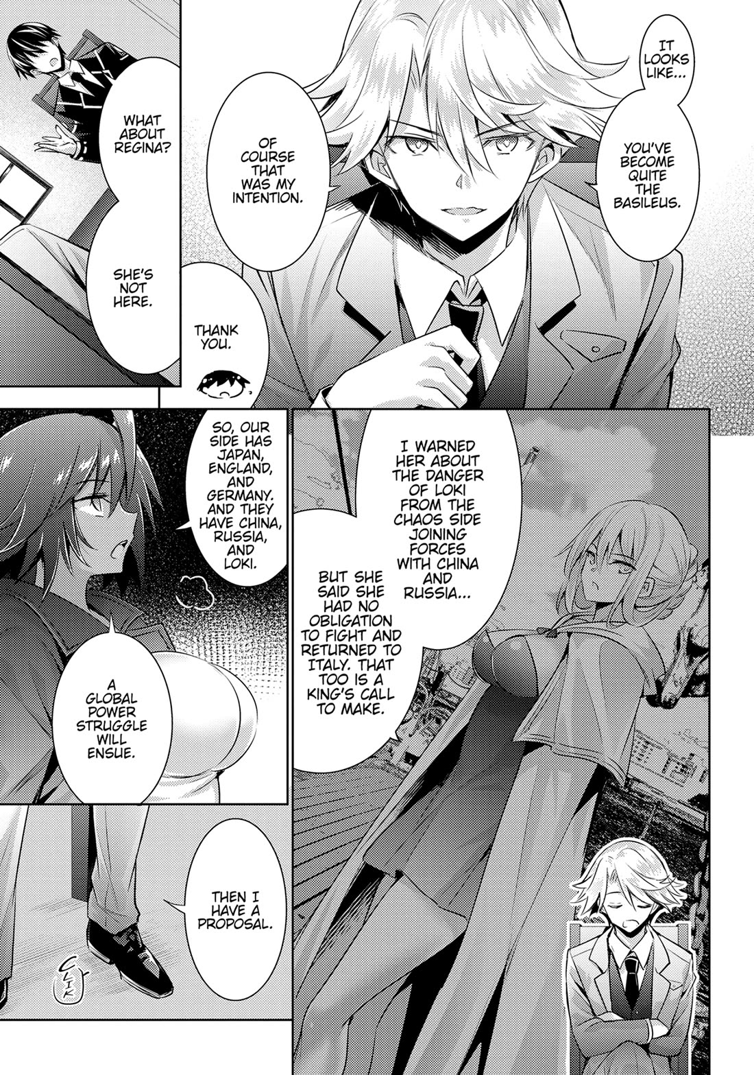 Magika no Kenshi to Shoukan Maou Chapter 121 page 15 - Chapter 121