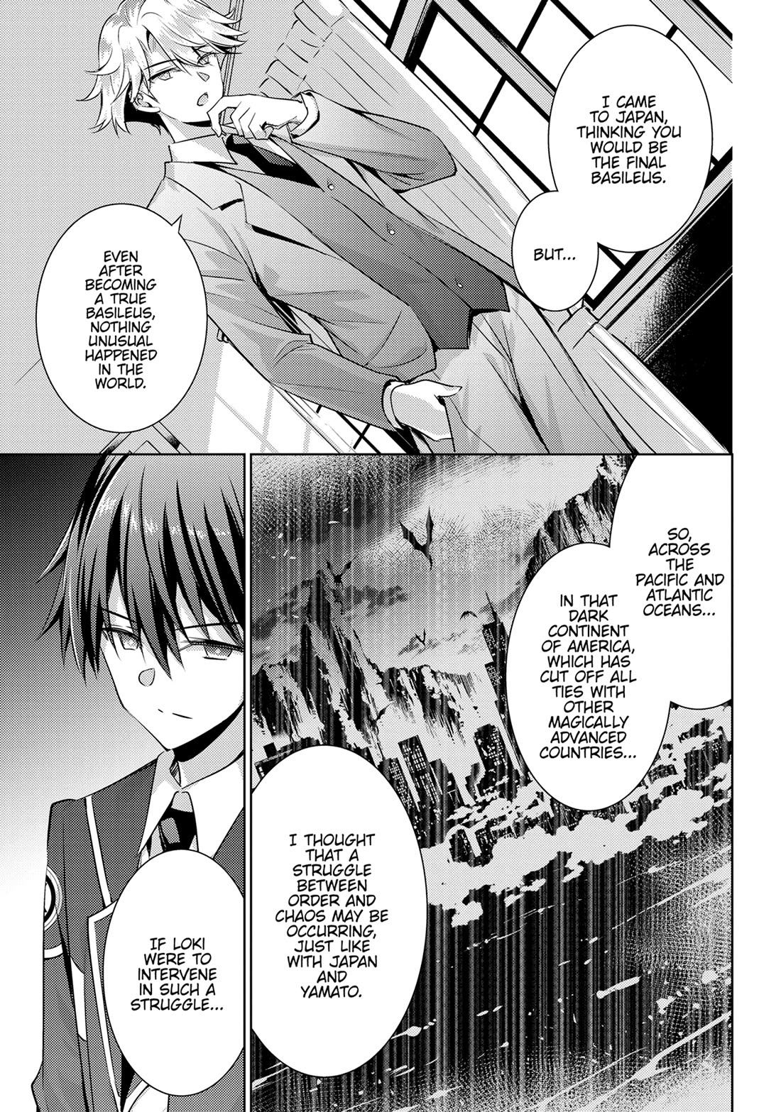 Magika no Kenshi to Shoukan Maou Chapter 122 page 3 - Chapter 122