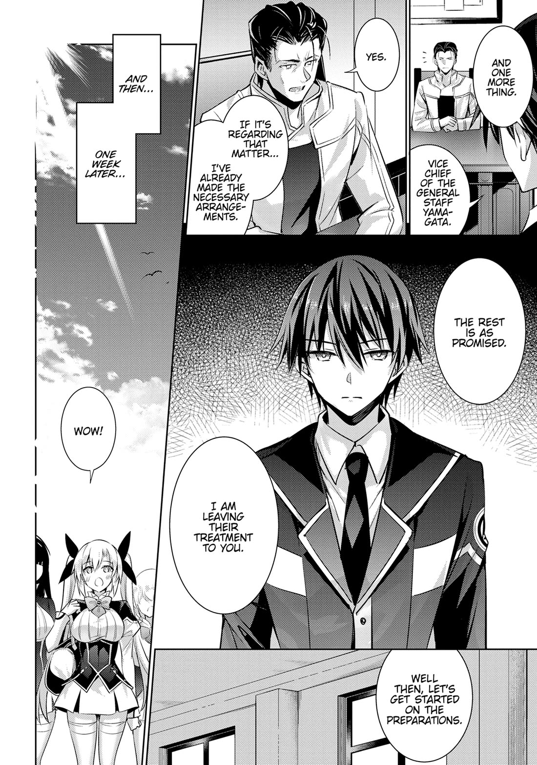Magika no Kenshi to Shoukan Maou Chapter 122 page 6 - Chapter 122