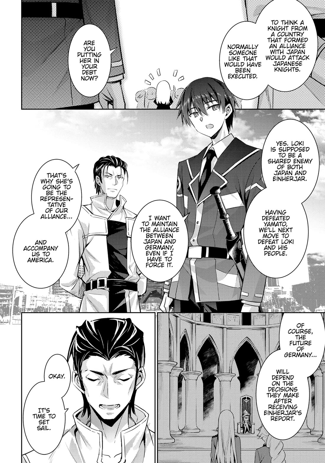 Magika no Kenshi to Shoukan Maou Chapter 122 page 8 - Chapter 122