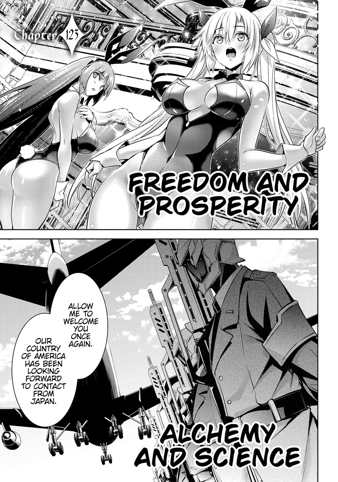 Magika no Kenshi to Shoukan Maou Chapter 123 page 1 - Chapter 123