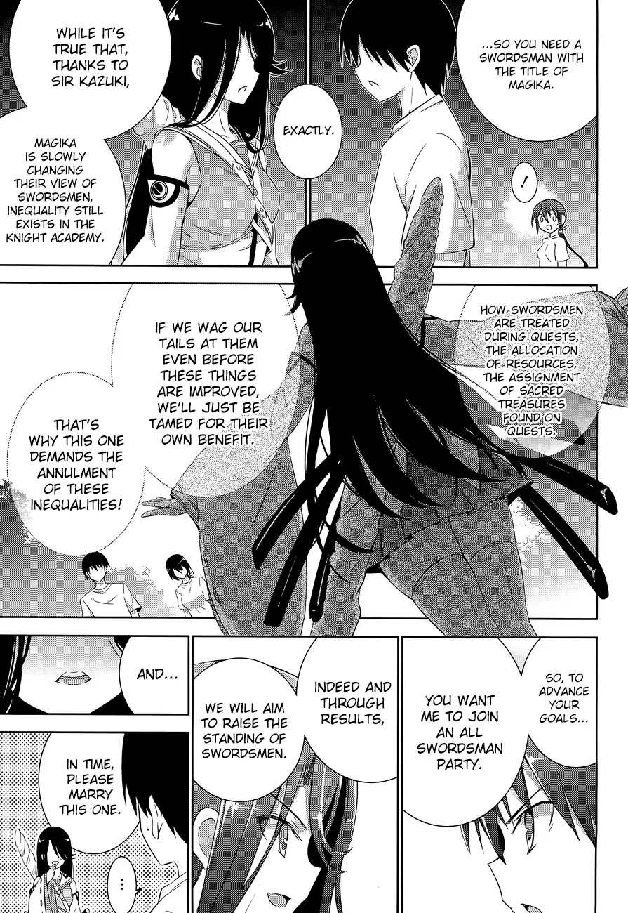 Magika no Kenshi to Shoukan Maou Chapter 18 page 25 - Chapter 18