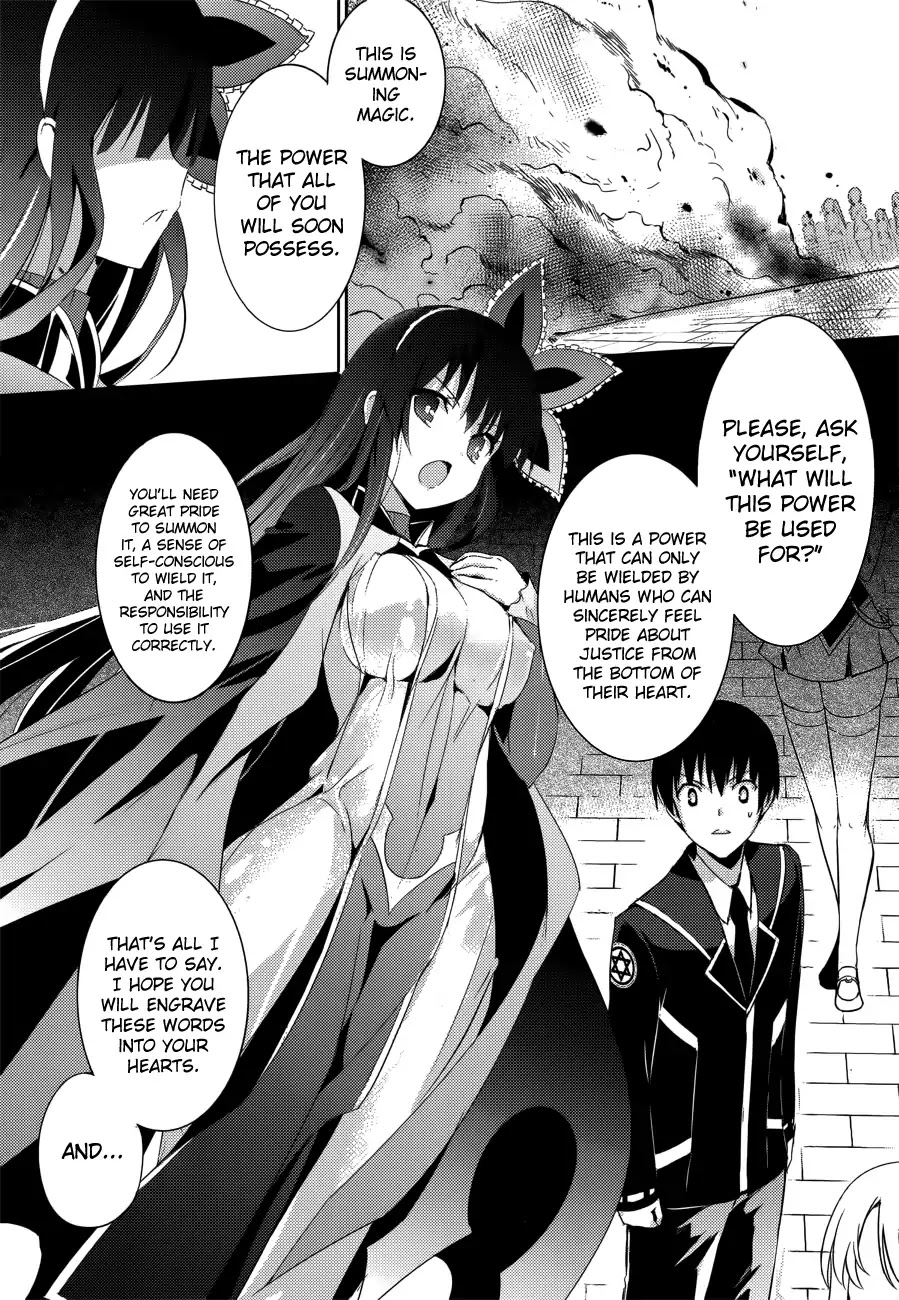 Magika no Kenshi to Shoukan Maou Chapter 2 page 15 - Chapter 2