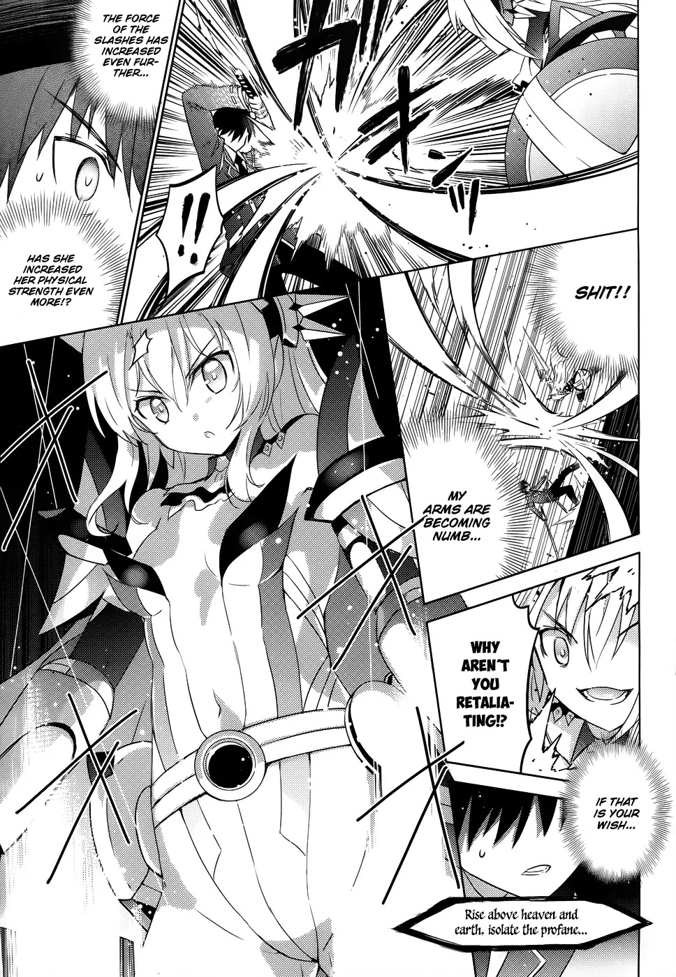 Magika no Kenshi to Shoukan Maou Chapter 21 page 15 - Chapter 21