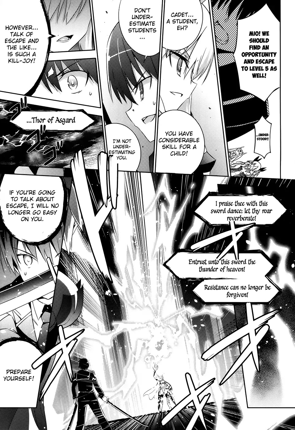 Magika no Kenshi to Shoukan Maou Chapter 21 page 19 - Chapter 21