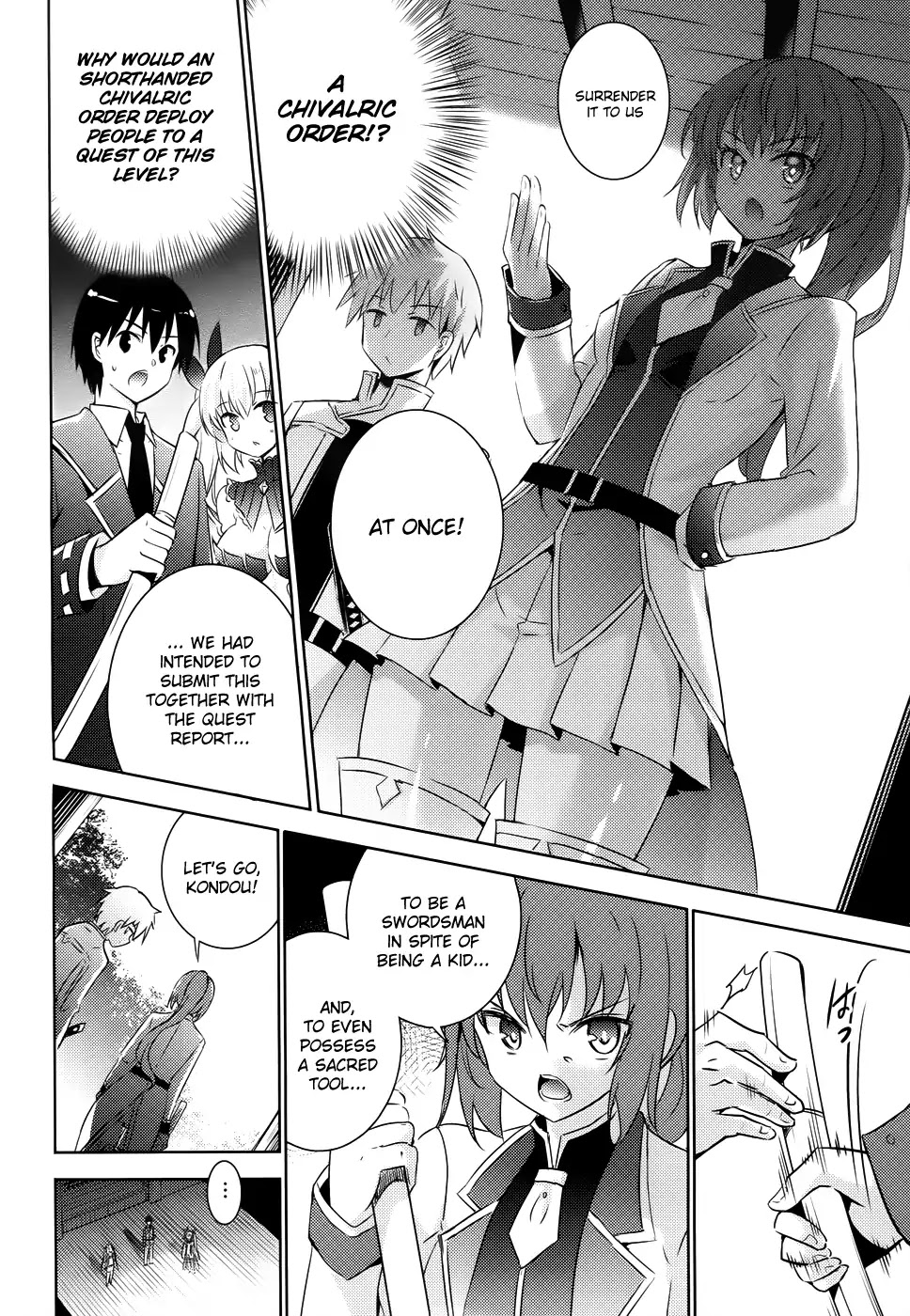Magika no Kenshi to Shoukan Maou Chapter 21 page 6 - Chapter 21