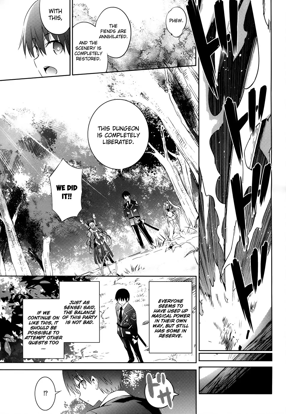 Magika no Kenshi to Shoukan Maou Chapter 21 page 9 - Chapter 21
