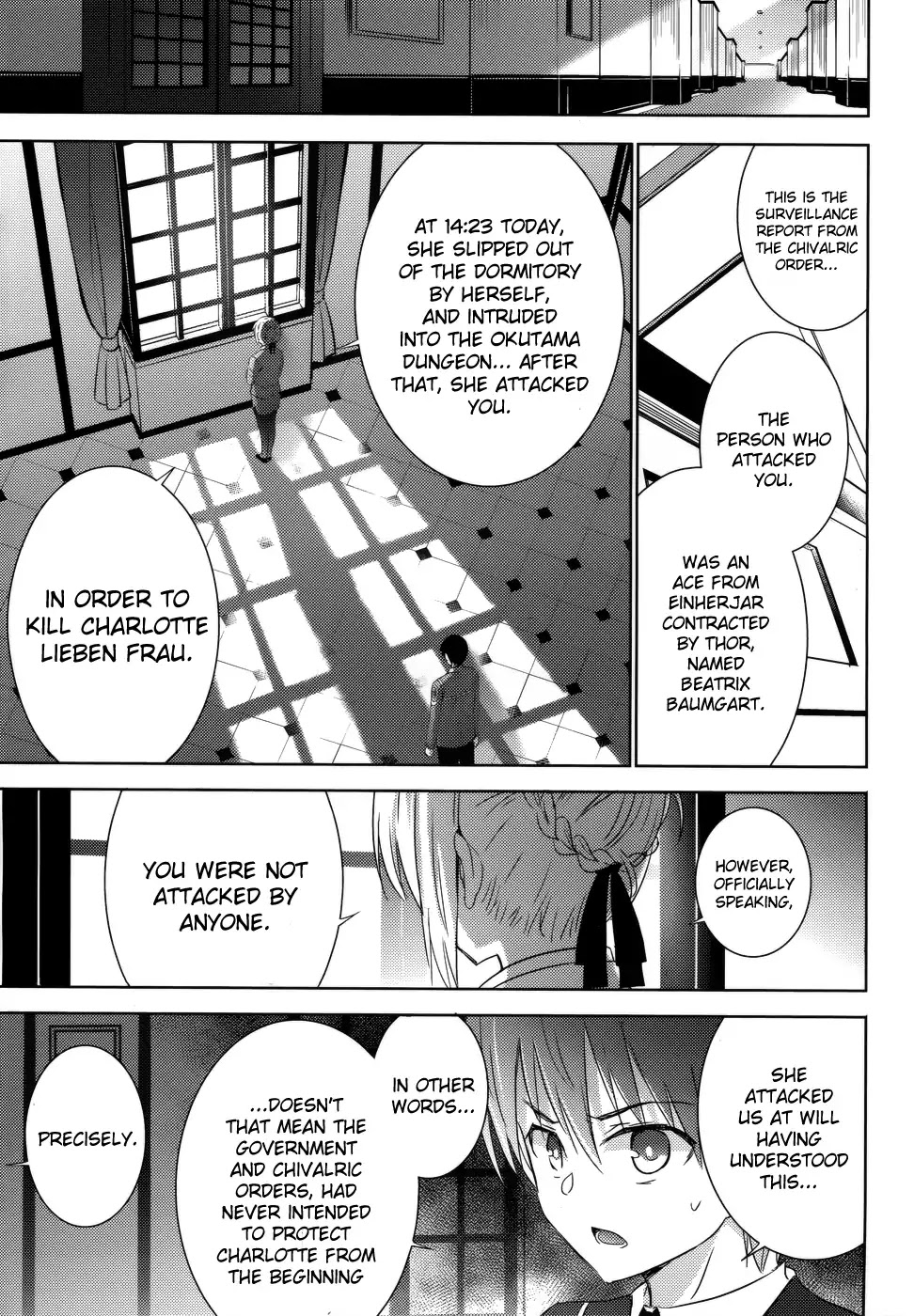 Magika no Kenshi to Shoukan Maou Chapter 22 page 10 - Chapter 22