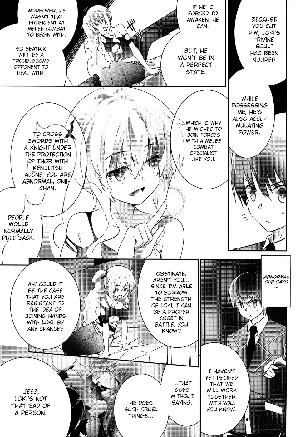 Magika no Kenshi to Shoukan Maou Chapter 23 page 9 - Chapter 23