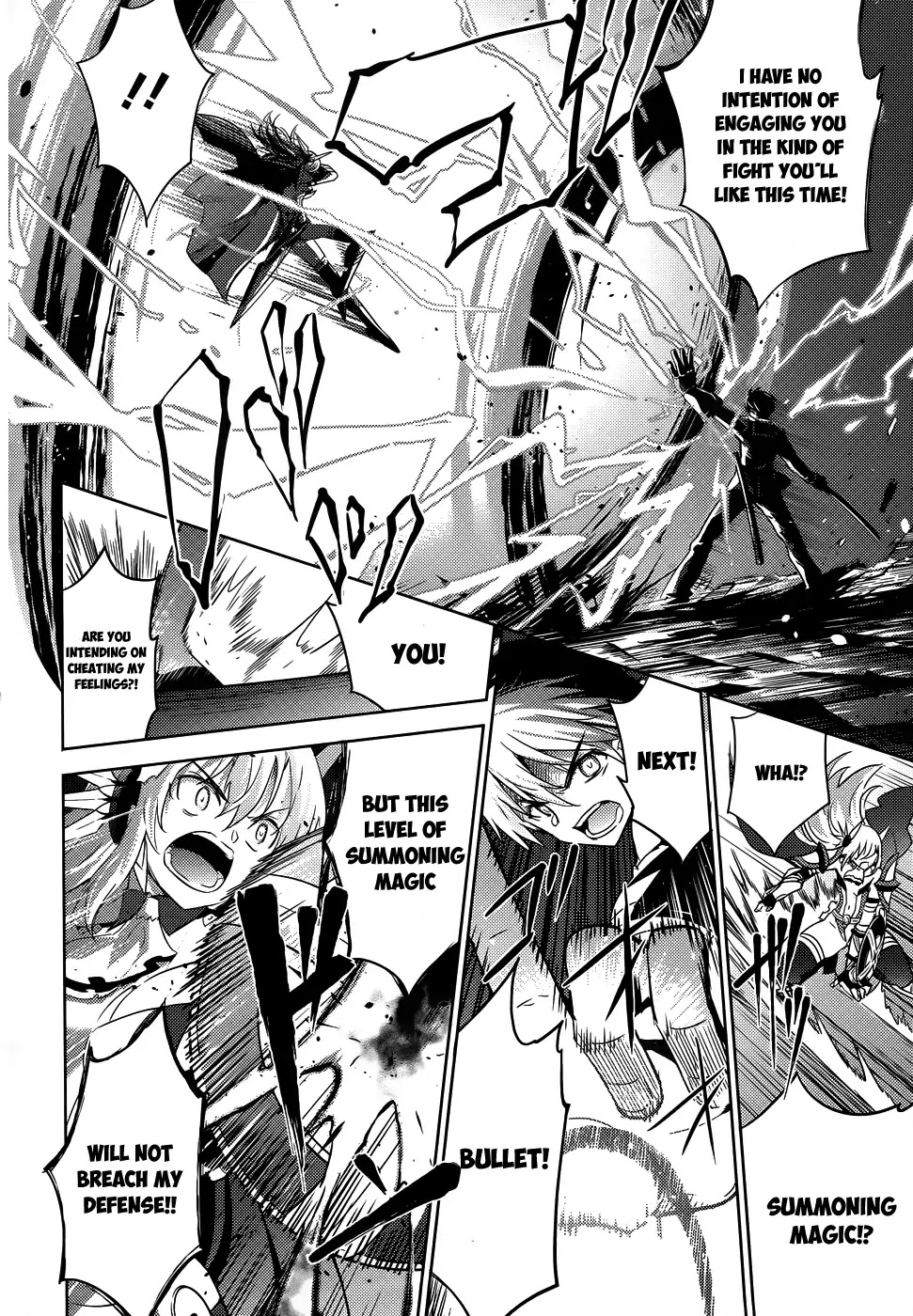 Magika no Kenshi to Shoukan Maou Chapter 24 page 14 - Chapter 24