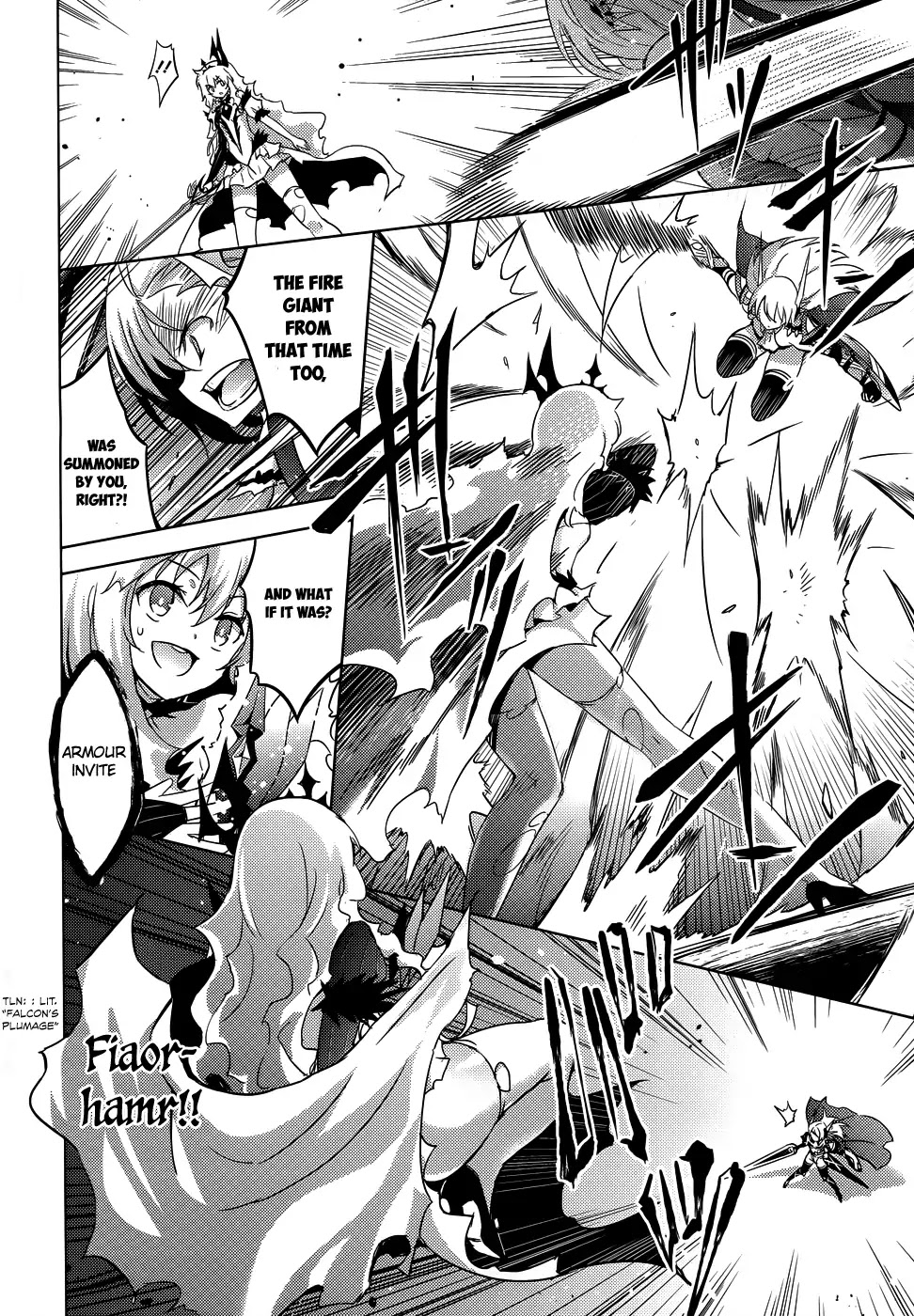 Magika no Kenshi to Shoukan Maou Chapter 24 page 18 - Chapter 24
