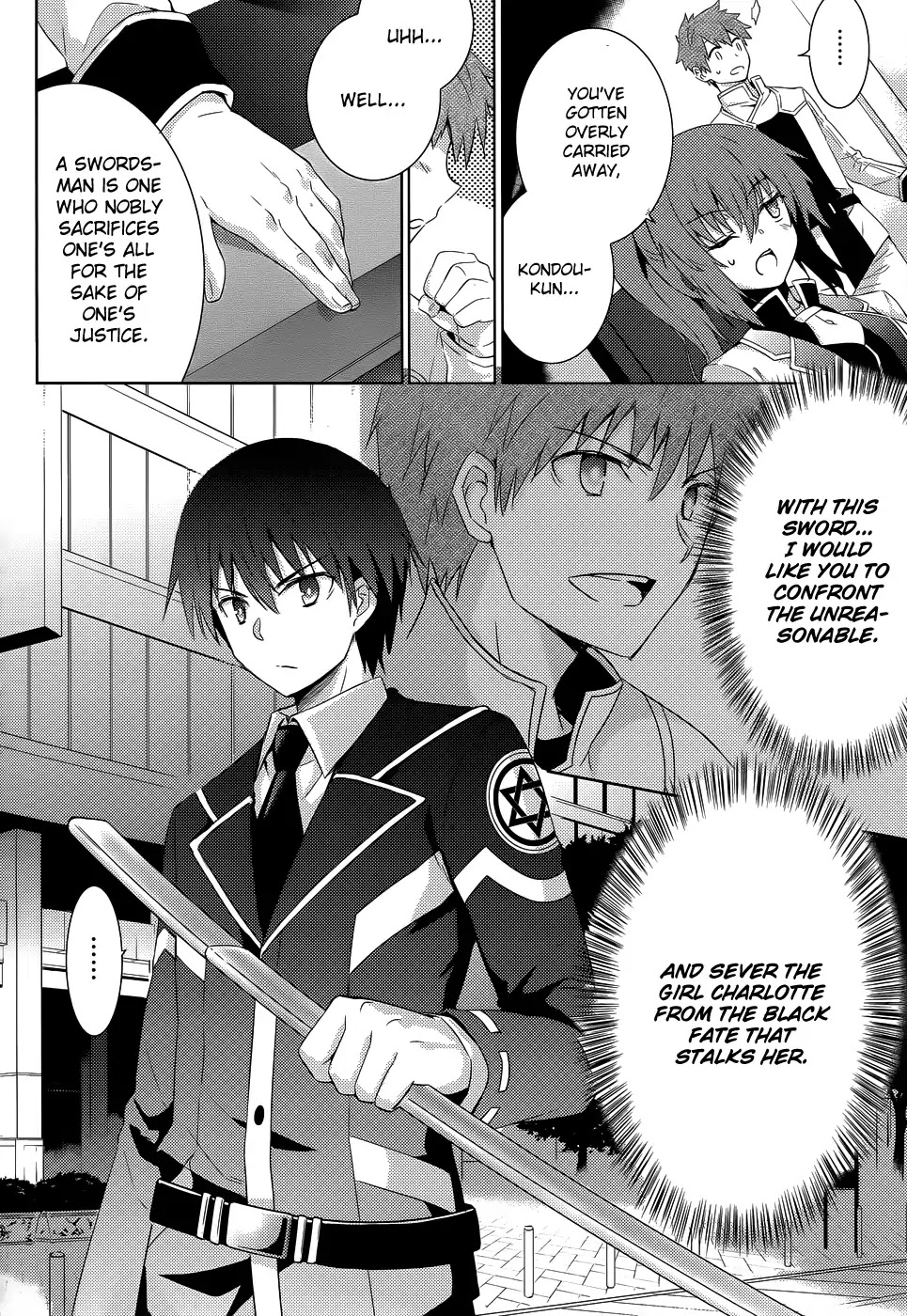 Magika no Kenshi to Shoukan Maou Chapter 24 page 8 - Chapter 24