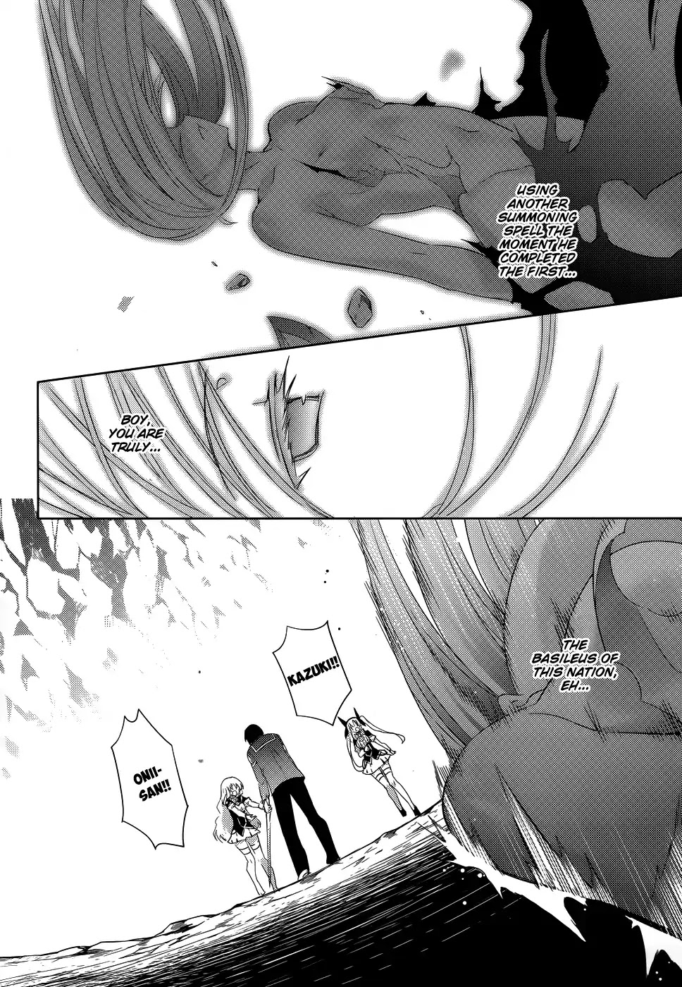 Magika no Kenshi to Shoukan Maou Chapter 25 page 32 - Chapter 25